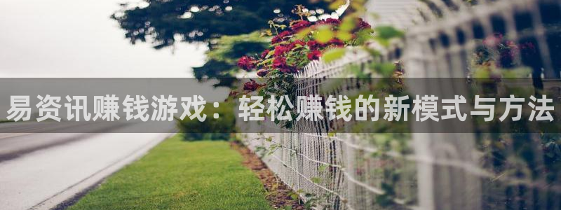 天美娱乐注册登录：易资讯赚钱游戏：轻松赚钱的新模式与方法